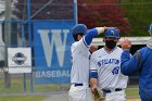 Baseball vs CGA  Wheaton College Baseball vs Coast Guard Academy during game two of the NEWMAC semi-finals playoffs. - (Photo by Keith Nordstrom) : Wheaton, baseball, NEWMAC